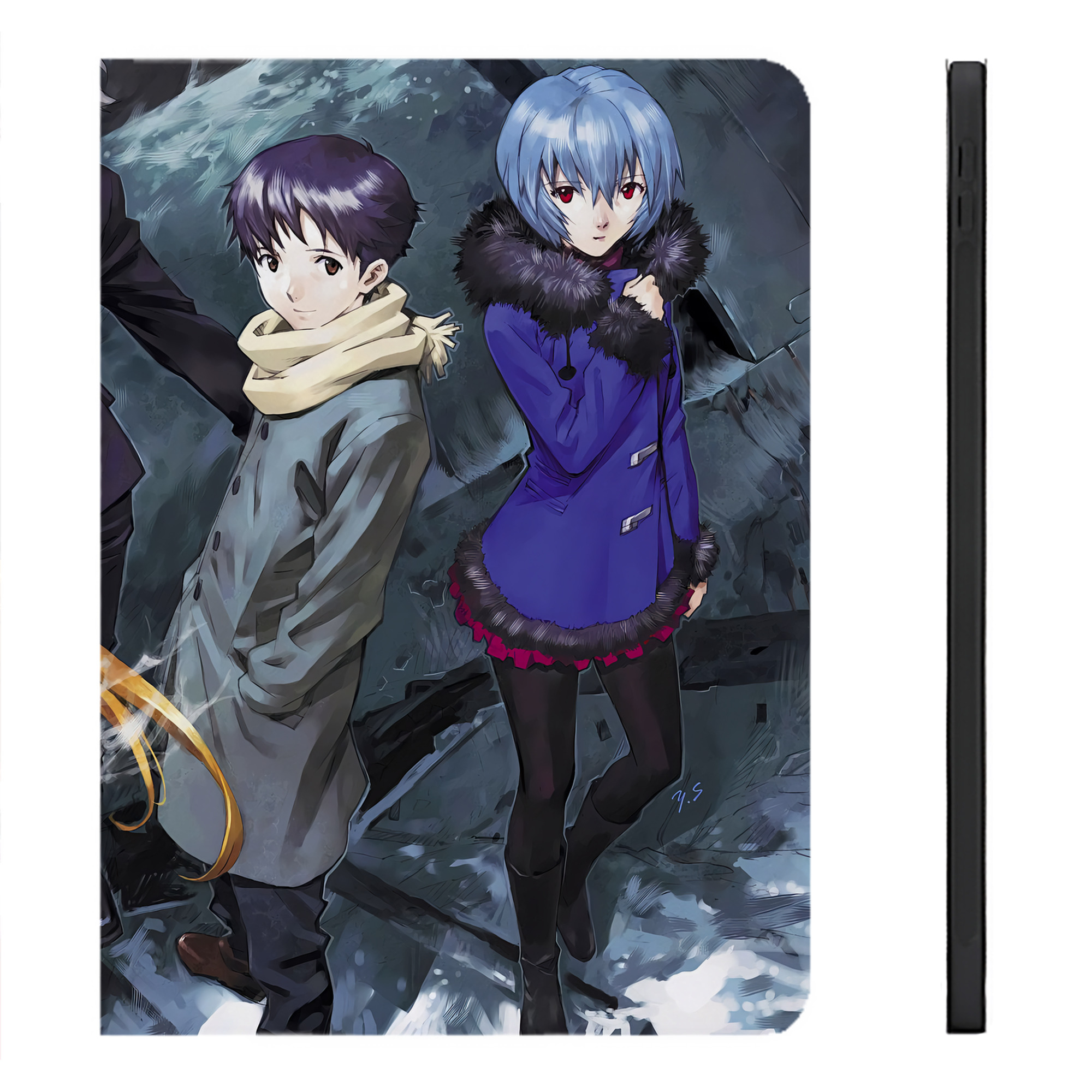 （画像用） EVA 新世紀エヴァンゲリオン IPadケース ペンホルダー付き ブックスタイルデザイン